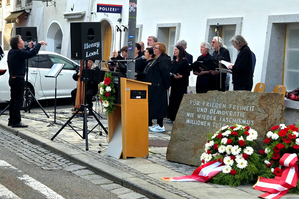 Gedenkfeier Braunau 8. Mai 2026. Foto: Silvia Jujic.